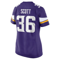 Zavier Scott Minnesota Vikings Women's Team Game Jersey Purple | Nike for Sale