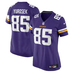 Ben Yurosek Minnesota Vikings Women's Team Game Jersey Purple | Nike for Sale