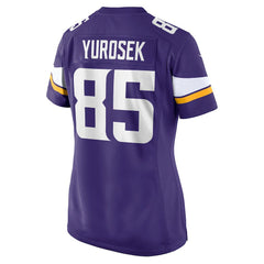 Ben Yurosek Minnesota Vikings Women's Team Game Jersey Purple | Nike for Sale
