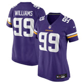 Elijah Williams Minnesota Vikings Women's Team Game Jersey Purple | Nike for Sale