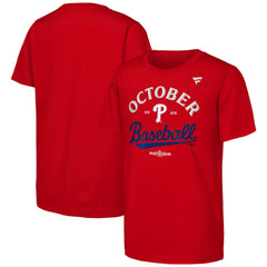 Philadelphia Phillies Fanatics Youth 2025 MLB Postseason Locker Room T-Shirt - MLB