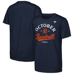 Detroit Tigers Fanatics Youth 2025 MLB Postseason Locker Room T-Shirt - MLB