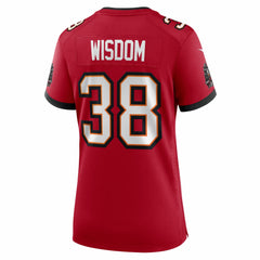 Rashad Wisdom Tampa Bay Buccaneers Women's Team Game Jersey Red | Nike for Sale