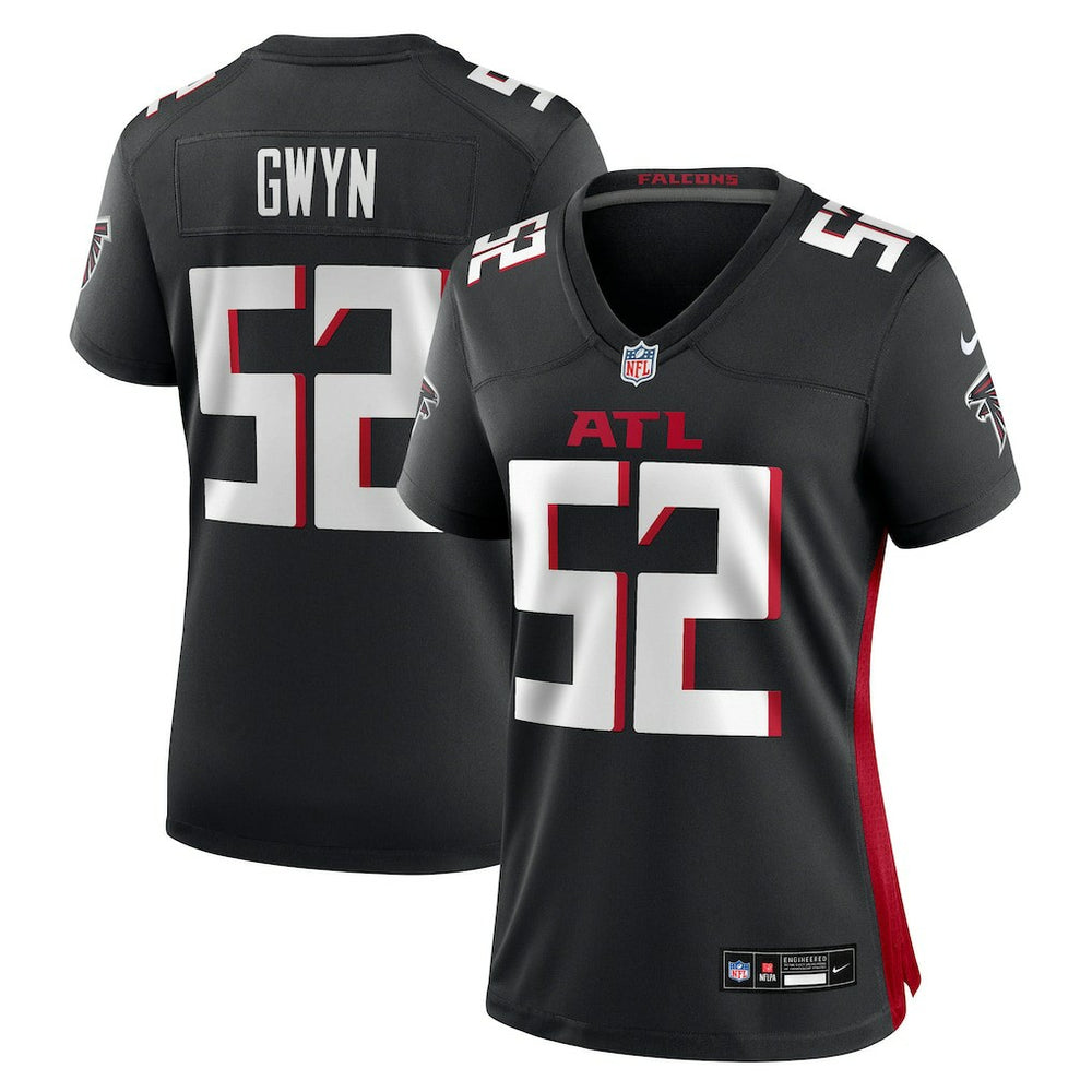 Jovaughn Gwyn Atlanta Falcons Women's Team Game Jersey Black | Nike for Sale