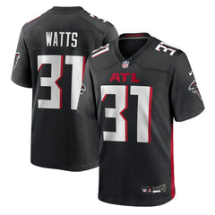 Xavier Watts Atlanta Falcons Team Game Jersey Black | Nike for Sale