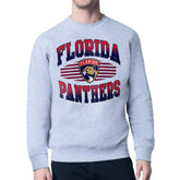 Florida Panthers Starter Team Grit Graphic Fleece Pullover Sweatshirt - Gray - NHL