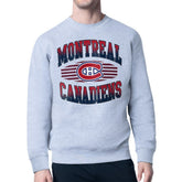 Montreal Canadiens Starter Team Grit Graphic Fleece Pullover Sweatshirt - Gray - NHL