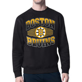 Boston Bruins Starter Team Grit Graphic Fleece Pullover Sweatshirt - Black - NHL