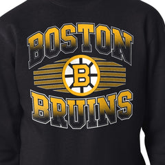 Boston Bruins Starter Team Grit Graphic Fleece Pullover Sweatshirt - Black - NHL