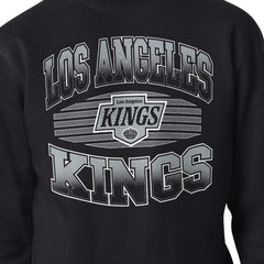 Los Angeles Kings Starter Team Grit Graphic Fleece Pullover Sweatshirt - Black - NHL