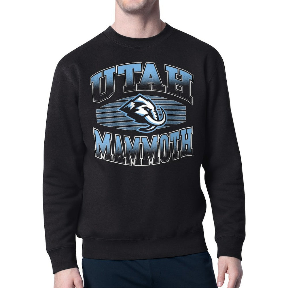 Utah Mammoth Starter Team Grit Graphic Fleece Pullover Sweatshirt - Black - NHL