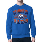 Edmonton Oilers Starter Team Grit Graphic Fleece Pullover Sweatshirt - Royal - NHL