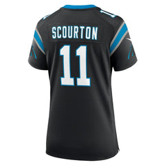 Nic Scourton Carolina Panthers Women's Team Game Jersey Black | Nike for Sale