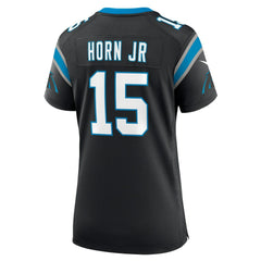 Jimmy Horn Jr Carolina Panthers Women's Team Game Jersey Black | Nike for Sale