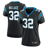Trevin Wallace Carolina Panthers Women's Team Game Jersey Black | Nike for Sale