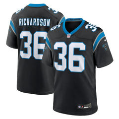 Demani Richardson Carolina Panthers Team Game Jersey Black | Nike for Sale