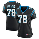Popo Aumavae Carolina Panthers Women's Team Game Jersey Black | Nike for Sale
