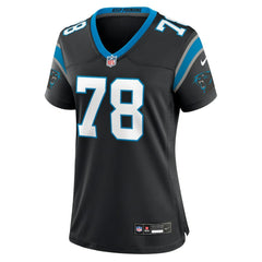 Popo Aumavae Carolina Panthers Women's Team Game Jersey Black | Nike for Sale