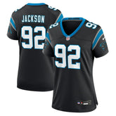 Cam Jackson Carolina Panthers Women's Team Game Jersey Black | Nike for Sale
