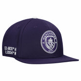Manchester City Unisex Locale Snapback Hat Purple - FIFA World CUP