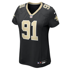 Vernon Broughton New Orleans Saints Women's Team Game Jersey Black | Nike for Sale