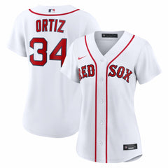 David Ortiz Boston Red Sox Nike Women's Home Replica Player Jersey - MLB