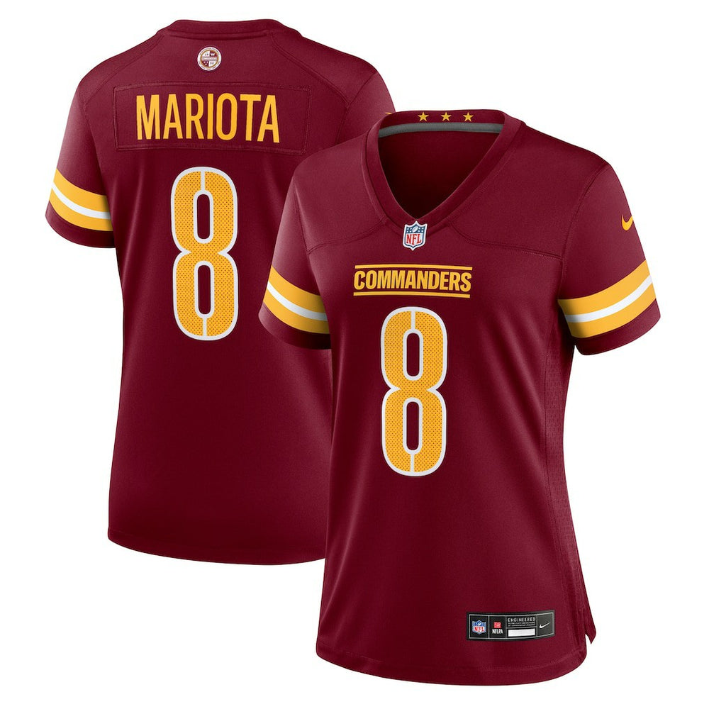 Marcus Mariota Washington Commanders Women's Team Game Jersey Burgundy | Nike for Sale