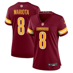 Marcus Mariota Washington Commanders Women's Team Game Jersey Burgundy | Nike for Sale
