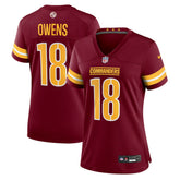Tyler Owens Washington Commanders Women's Team Game Jersey Burgundy | Nike for Sale