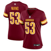 Lucas Niang Washington Commanders Women's Team Game Jersey Burgundy | Nike for Sale