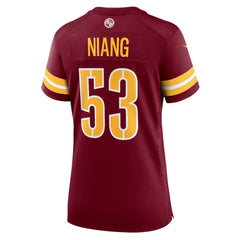 Lucas Niang Washington Commanders Women's Team Game Jersey Burgundy | Nike for Sale