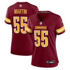 Jacob Martin Washington Commanders Women's Team Game Jersey Burgundy | Nike for Sale