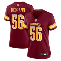 Kain Medrano Washington Commanders Women's Team Game Jersey Burgundy | Nike for Sale