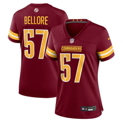 Nick Bellore Washington Commanders Women's Team Game Jersey Burgundy | Nike for Sale