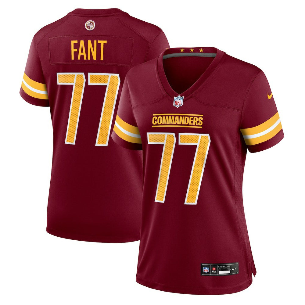 George Fant Washington Commanders Women's Team Game Jersey Burgundy | Nike for Sale