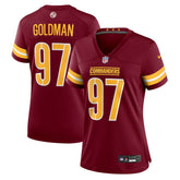 Eddie Goldman Washington Commanders Women's Team Game Jersey Burgundy | Nike for Sale