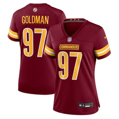Eddie Goldman Washington Commanders Women's Team Game Jersey Burgundy | Nike for Sale