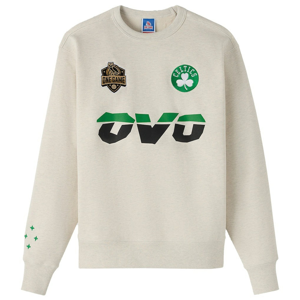 Boston Celtics OVO x NBA Fleece Sweatshirt Natural - NBA