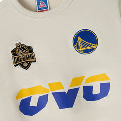 Golden State Warriors OVO x NBA Fleece Sweatshirt Natural - NBA