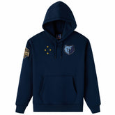 Memphis Grizzlies OVO x NBA Fleece Hoodie Navy - NBA
