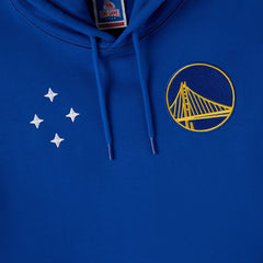 Golden State Warriors OVO x NBA Fleece Hoodie Royal - NBA