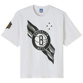 Brooklyn Nets OVO x NBA Heavyweight T-Shirt White - NBA
