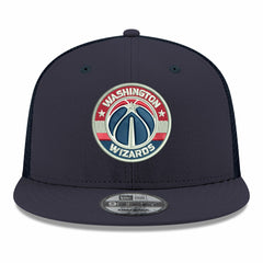 Washington Wizards Core Logo Meshback 9FIFTY Snapback Hat Navy - NBA