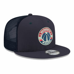 Washington Wizards Core Logo Meshback 9FIFTY Snapback Hat Navy - NBA