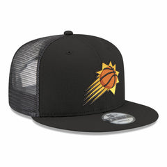 Phoenix Suns Core Logo Meshback 9FIFTY Snapback Hat Black - NBA