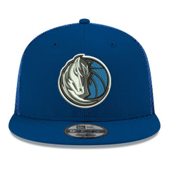 Dallas Mavericks Core Logo Meshback 9FIFTY Snapback Hat Navy - NBA