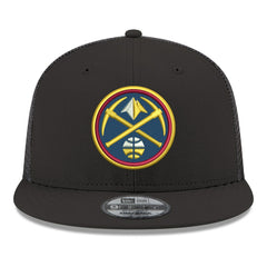 Denver Nuggets Core Logo Meshback 9FIFTY Snapback Hat Black - NBA