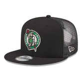 Boston Celtics Core Logo Meshback 9FIFTY Snapback Hat Black - NBA
