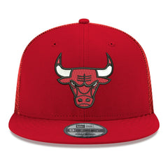 Chicago Bulls Core Logo Meshback 9FIFTY Snapback Hat Red - NBA
