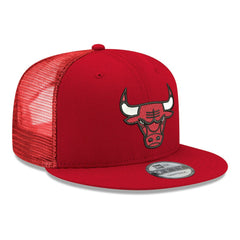 Chicago Bulls Core Logo Meshback 9FIFTY Snapback Hat Red - NBA